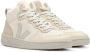 Veja Chroomvrije Leren Sneakers Multicolor Rubberen Zool Beige Heren - Thumbnail 3