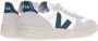 Veja Vx0102796B witte mesh+beige groen logo sneakers White Heren - Thumbnail 7
