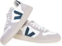 Veja Vx0102796B witte mesh+beige groen logo sneakers White Heren - Thumbnail 8