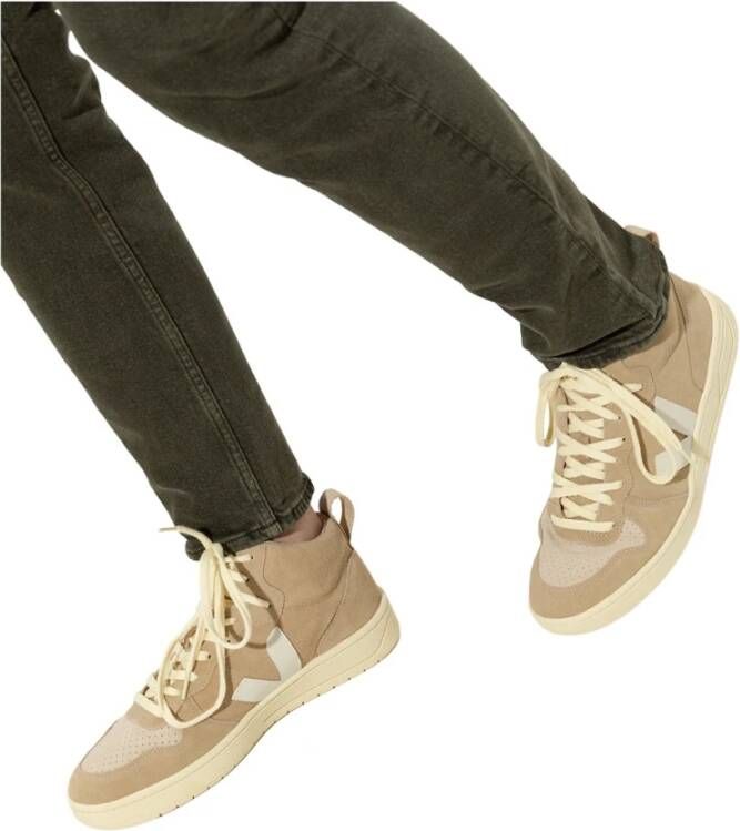 Veja Stijlvolle en duurzame sneakers voor heren Beige Heren