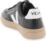 Veja Low-Top Sneakers V-12 Leather Sneakers in zwart - Thumbnail 3