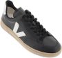 Veja Zwart Wit Dune Leren Sneakers Black Dames - Thumbnail 4