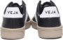 Veja V-12 Leren Sneakers Zwart Wit Black Heren - Thumbnail 15