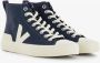 Veja Blauwe Stoffen Sneakers met Logo Blue Heren - Thumbnail 2