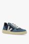 Veja Blauwe Mesh V-10 Logo Sneakers Blue Heren - Thumbnail 5