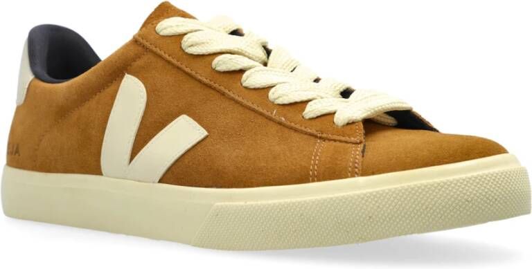 Veja Sneakers Campo Leer Beige Heren