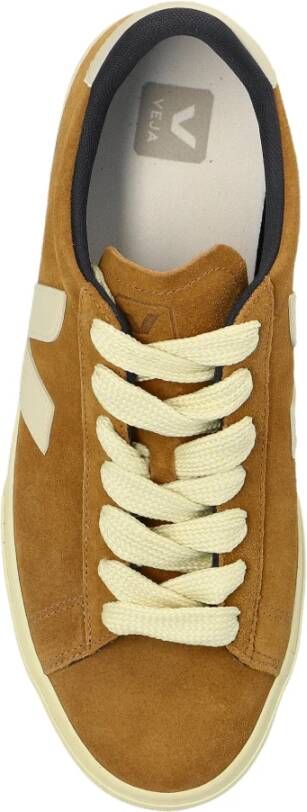 Veja Sneakers Campo Leer Beige Heren