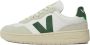 Veja Minimalistische Leren Sneakers in Wit Groen White - Thumbnail 9