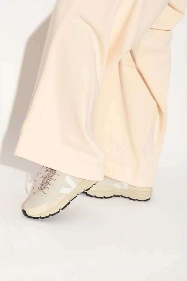 Veja Lichtgewicht gerecyclede polyester sneakers Grijs Dames