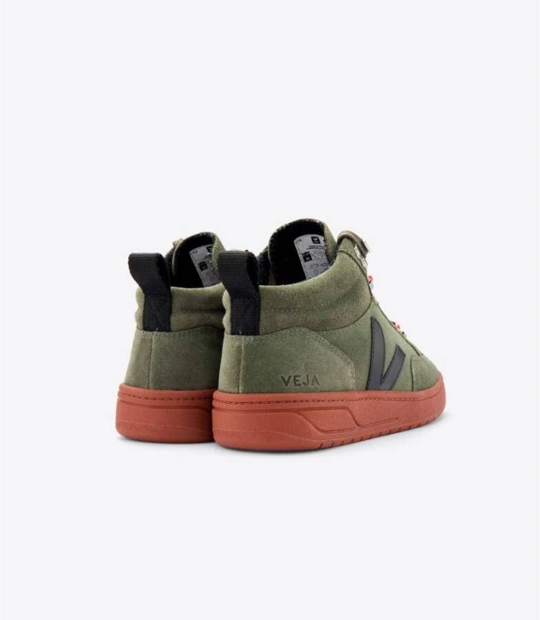 Veja Olive Black-Rust Roraima Suede Schoenen Groen Heren