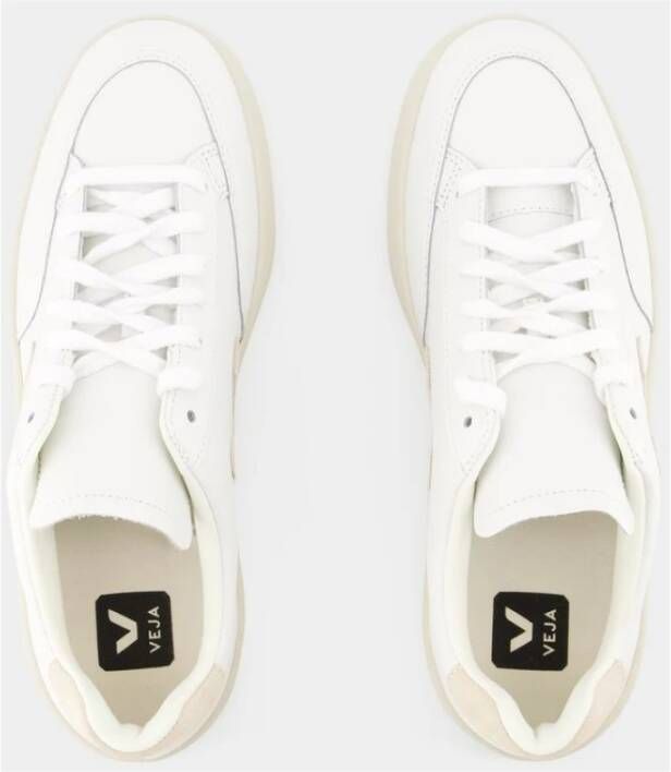 Veja V-12 Leren Sneakers Wit Meerkleurig Heren