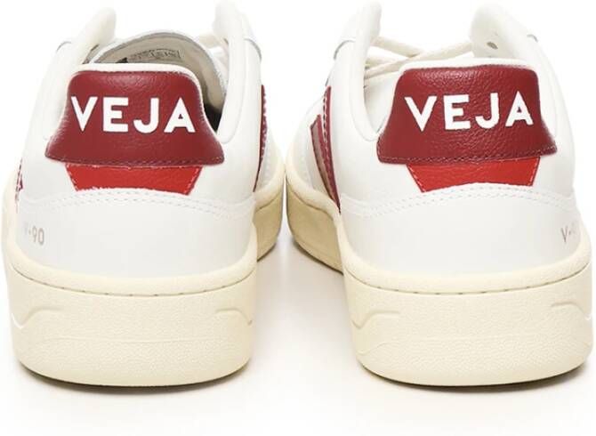 Veja Sneakers met front vetersluiting White Heren