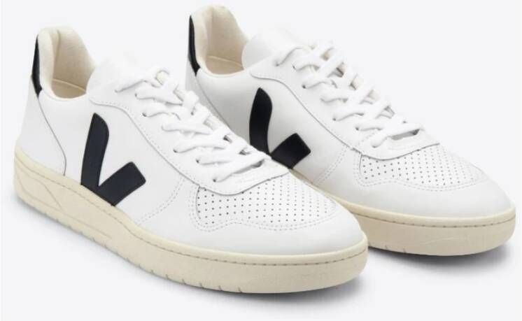 Veja Sneakers met Rijst Rubber Zolen White Heren