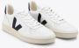 Veja V-10 Manden Patch Logo Geperforeerde Details Rubberen Zool White Heren - Thumbnail 9