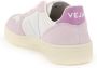 Veja Paarse Sneakers met Leren Inzetstukken Purple Dames - Thumbnail 5