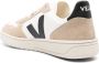 Veja Witte leren herensneakers met bruine suède inzetstukken Wit - Thumbnail 8