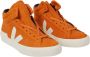 Veja women shoes high top suede trainers sneakers Minotaur Oranje Dames - Thumbnail 9