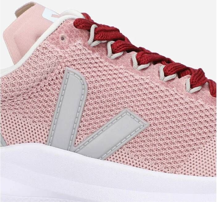 Veja Gerecyclede Polyester Gymschoenen Roze Dames