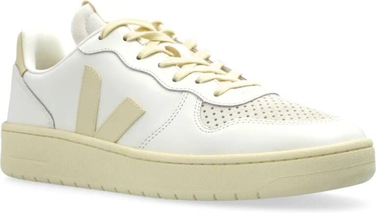 Veja Sneakers V-10 Prime Leer Beige Heren