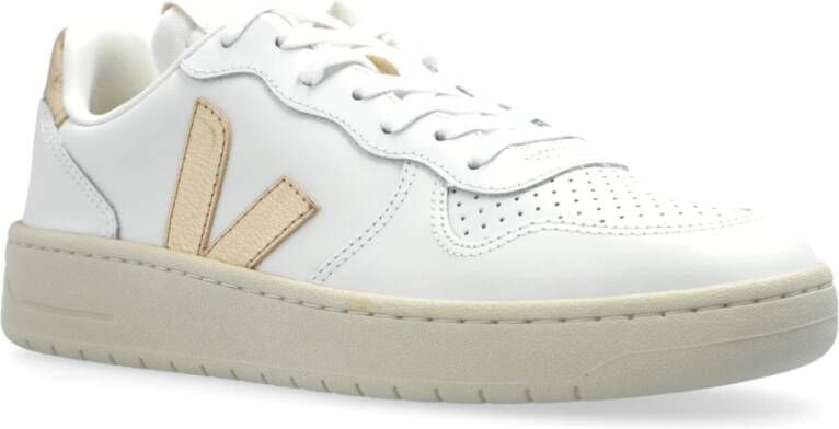Veja Sneakers V-10 Prime Leer White Dames