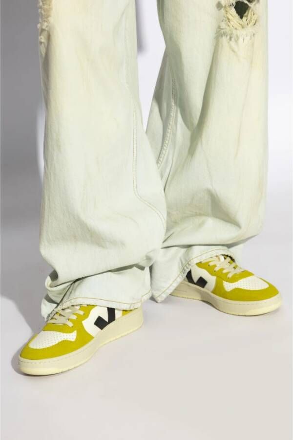 Veja Sneakers V-10 Prime Leer Yellow Dames