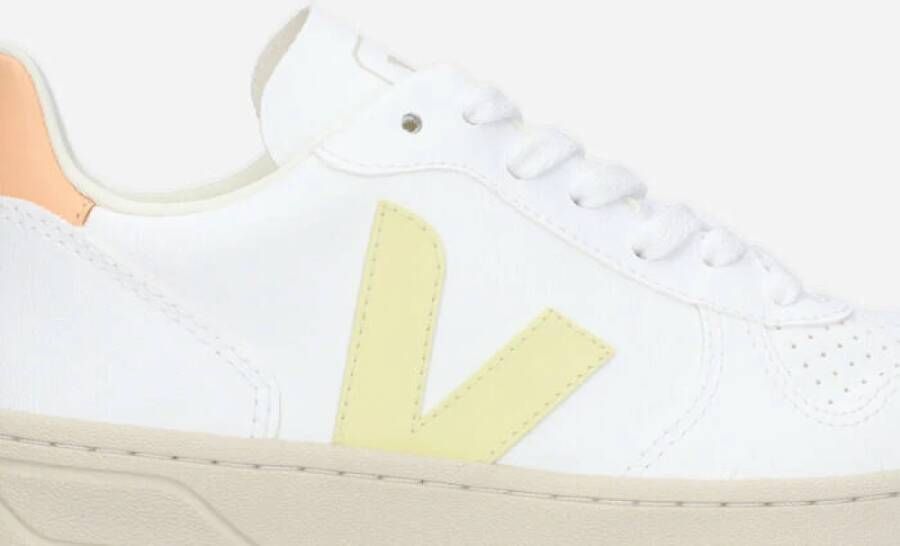 Veja Dames Sneakers V-10 CWL Vx073103 Wit Dames