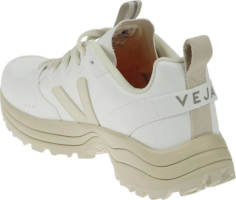 Veja Logo Mouwloze Sneakers Gemaakt in Italië Wit Dames