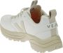 Veja Witte Biologisch Katoenen Sneakers met Rubberen V Logo Wit Dames - Thumbnail 3