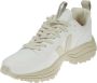 Veja Witte Biologisch Katoenen Sneakers met Rubberen V Logo Wit Dames - Thumbnail 4