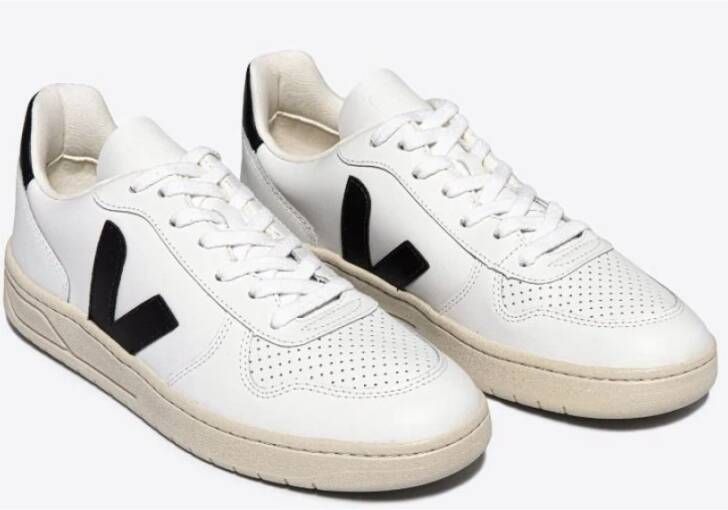 Veja CWL White Black Sneakers V-10 Wit Dames