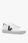 Veja Witte Marineblauwe Vegan Katoenen Sneakers White Dames - Thumbnail 5