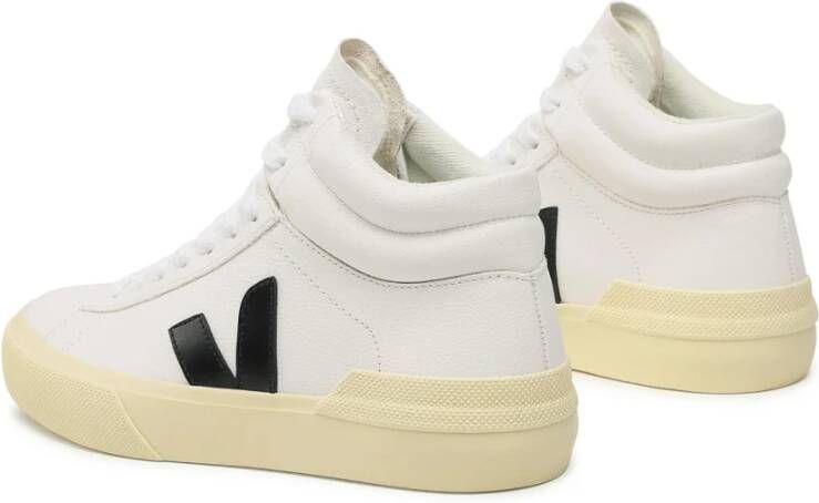 Veja Chromevrije Leren Sneakers Wit Dames