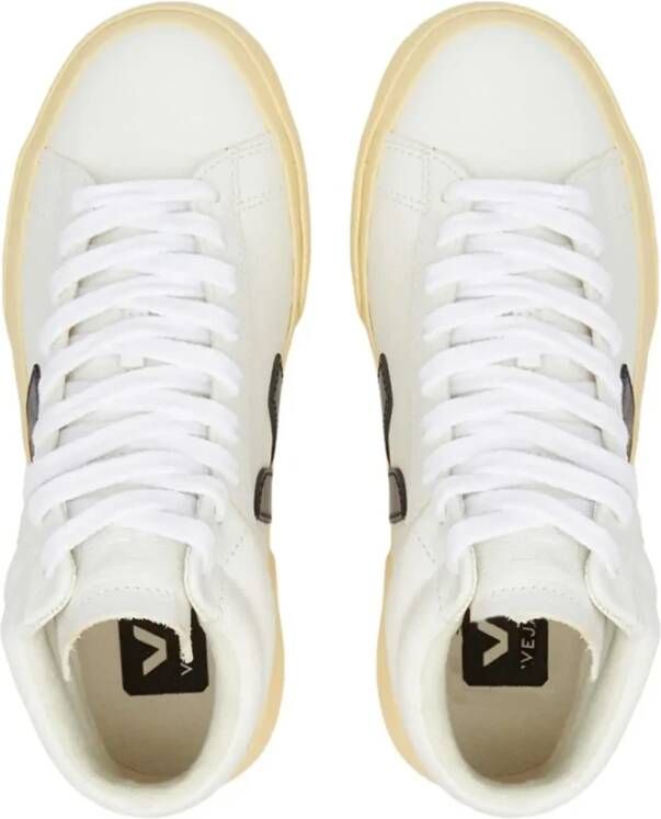 Veja Chromevrije Leren Sneakers Wit Dames