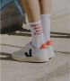 Veja V 10 Leather n Sneakers Sportschoenen Schoenen Leer Vegan Wit VX021267A - Thumbnail 11