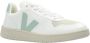 Veja Witte Vetersneakers met Blauwe V-Patch Wit Dames - Thumbnail 6