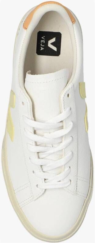 Veja Chromevrije Veterschoenen Wit Dames
