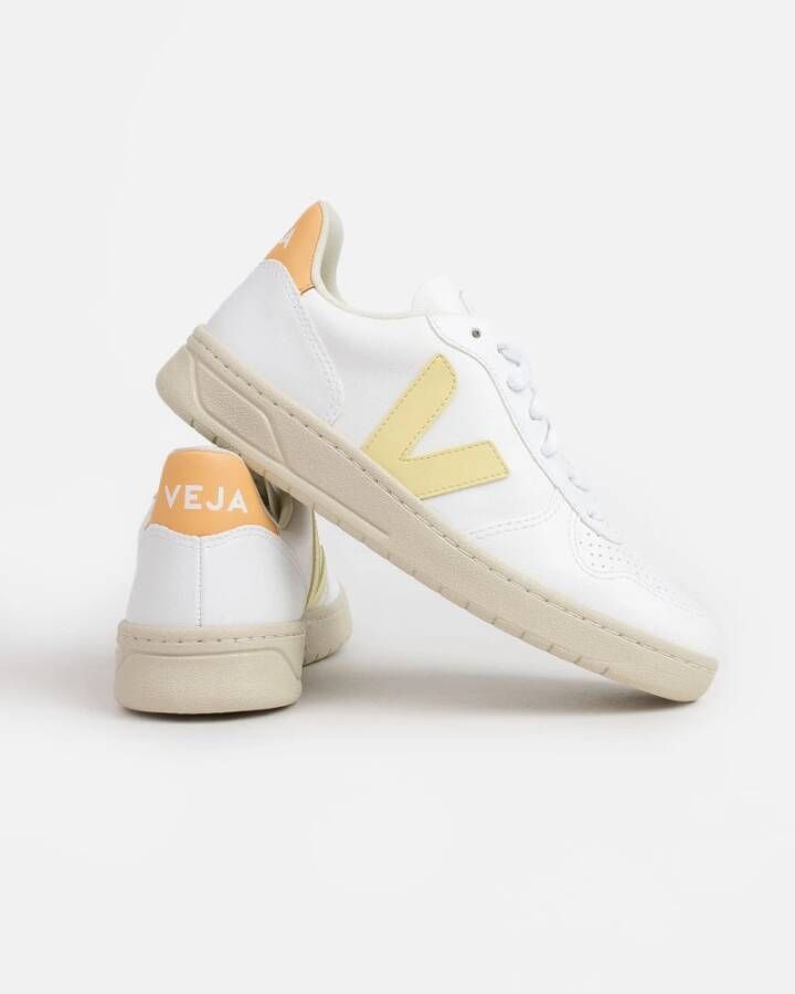 Veja Stijlvolle witte Sun Peach sneakers Wit Dames