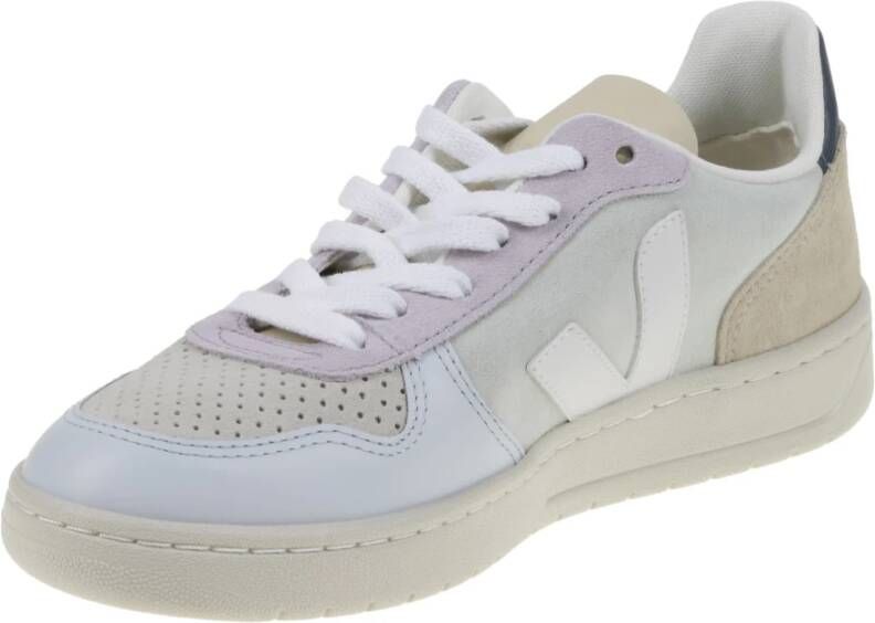Veja Multicolor Suède Sneakers Wit Dames