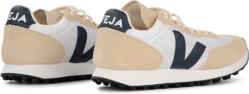 Veja Rio Branco Sneaker in wit beige en blauw Wit Heren