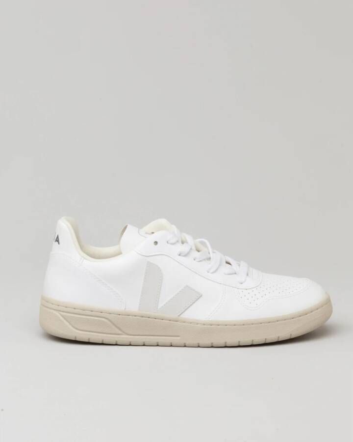 Veja V-10 Full White Sneakers Wit Heren