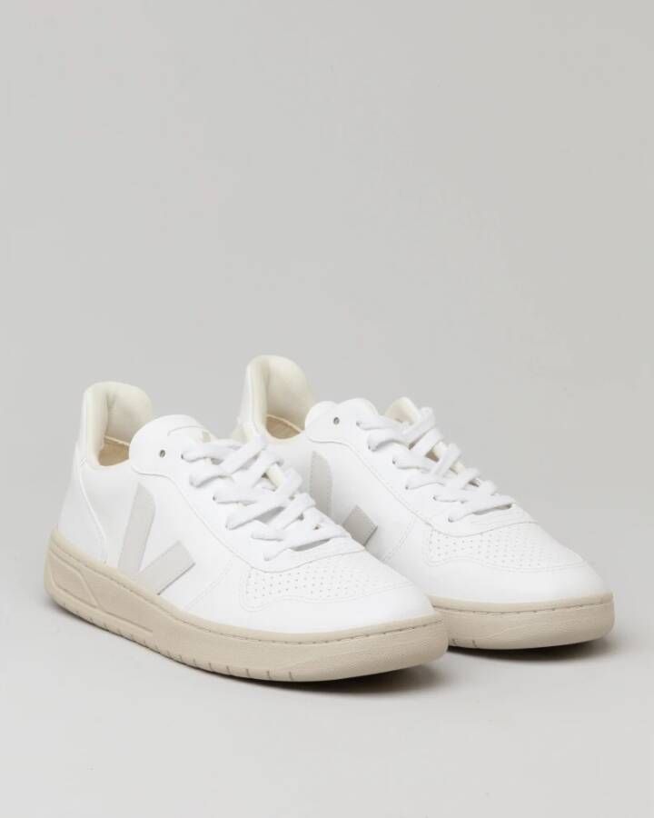 Veja V-10 Full White Sneakers Wit Heren