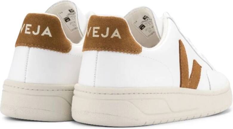 Veja Witte Leren V-12 Sneakers Wit Heren