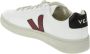 Veja Witte Sneakers met Rode V en Marineblauwe Hiel White - Thumbnail 14