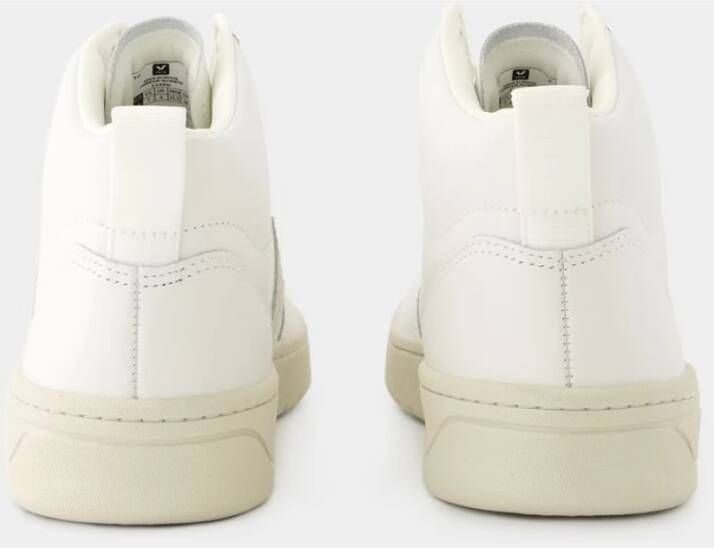 Veja Blanc Leren Sneakers Wit Heren