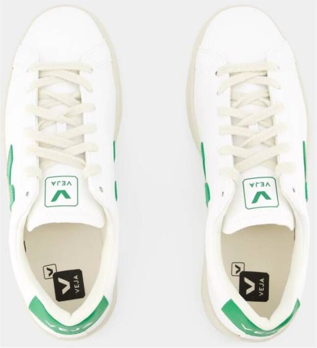 Veja Witte Emeraud Sneakers Synthetisch leer Top veters Wit Heren