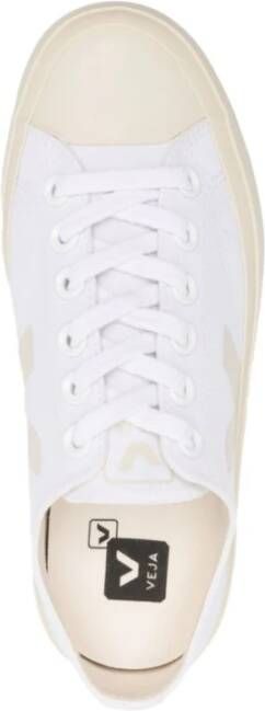 Veja Canvas Low-Top Sneakers Wit Pierre Wit Heren
