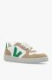 Veja Witte Leren Sneakers met Beige Suède Inzetstukken White Heren - Thumbnail 12