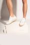 Veja Witte Leren Sneakers Logo Rubberen Zool White - Thumbnail 12