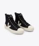 Veja Nova hoge sneakers in zwart biologisch katoen Black - Thumbnail 10