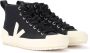 Veja Nova hoge sneakers in zwart biologisch katoen Black - Thumbnail 6